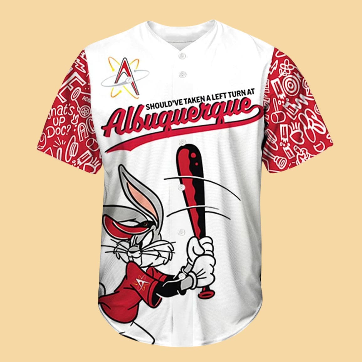 Albuquerque Isotopes Bugs Bunny 2025 Giveaway Jersey