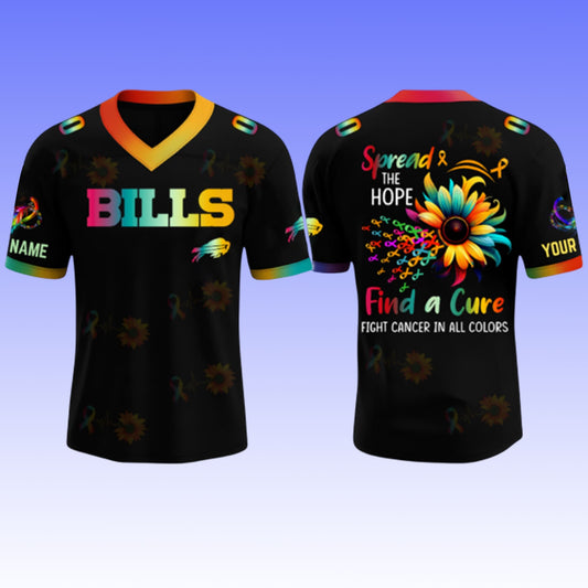 Bills x Fight Cancer in All Colors Football Jersey