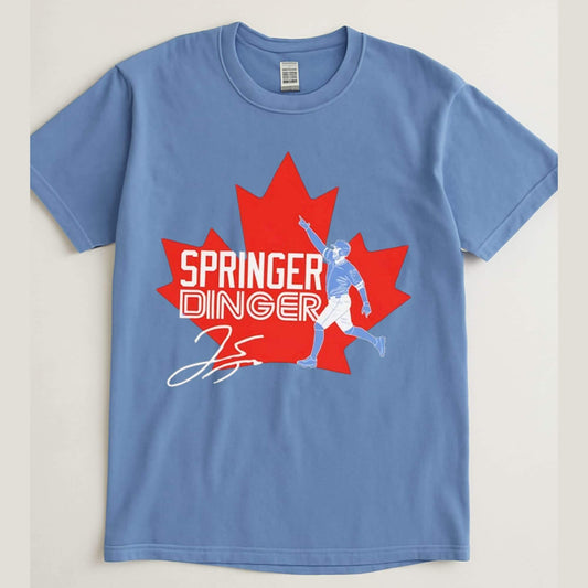 Blue Jays Springer Dinge Autographed George Springer Shirt