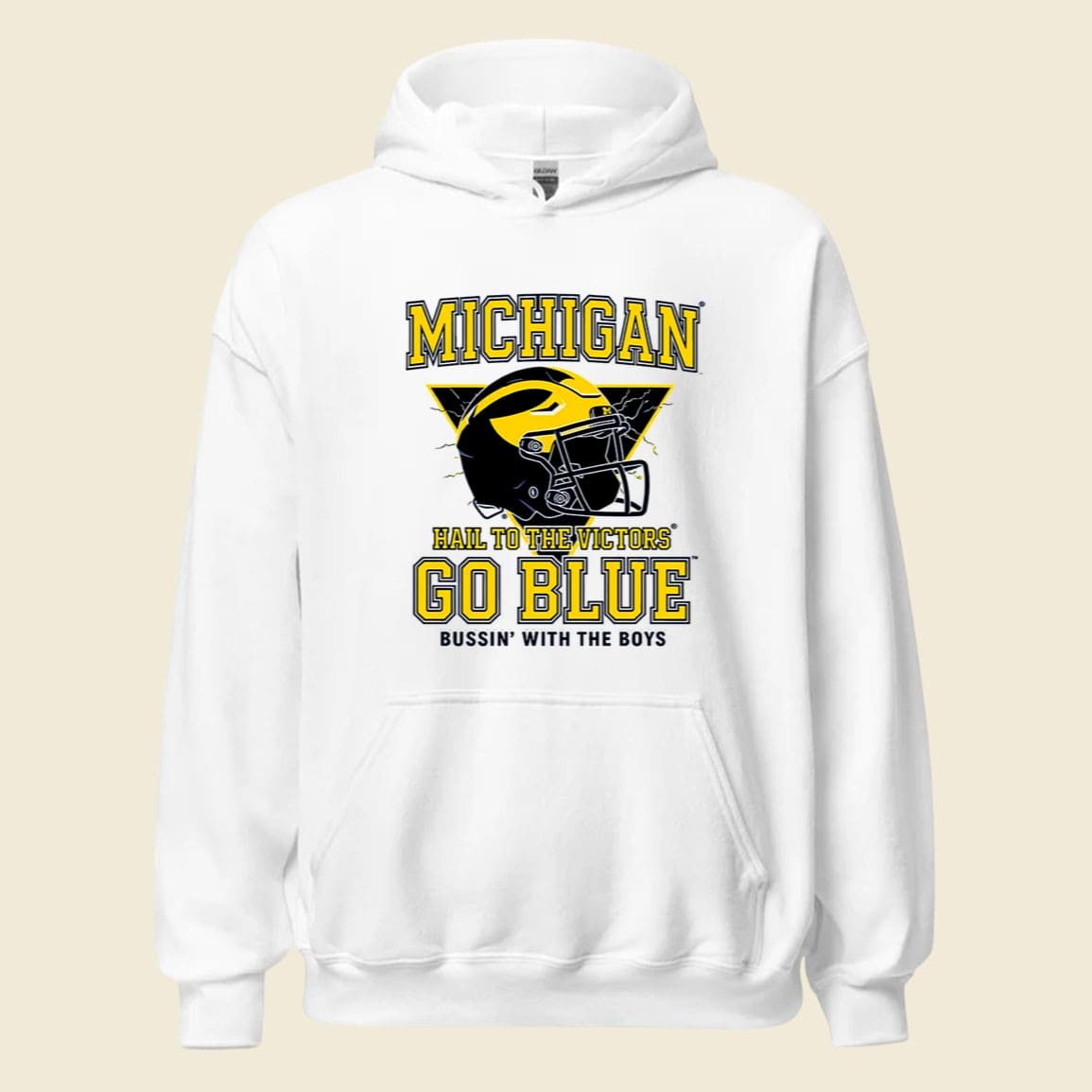 Bussin Michi Hall To The Victors Go Blue Shirt