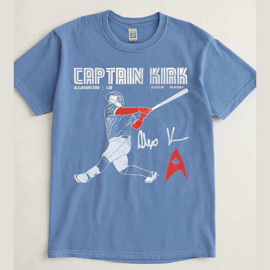 Captain Kirk Alejandro Kirk Blue Jays Baseball Shirt
