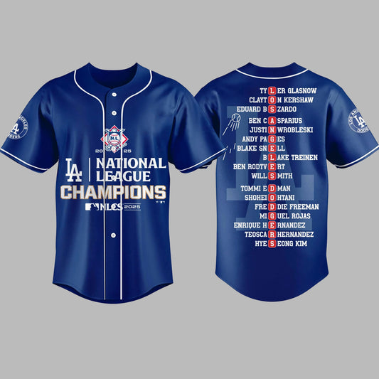 Dodgers 2025 NLCS National League Champions Jersey