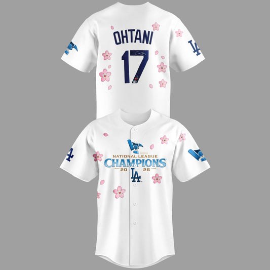 Dodgers x Shohei Ohtani 2025 NLCS Champions Jersey