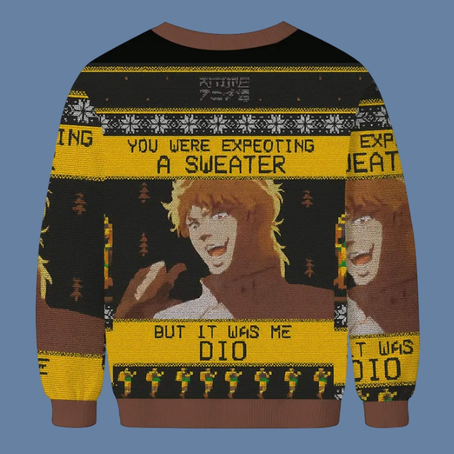It Was Me Dio Jojo's Bizarre Adventure Ugly Christmas Sweater