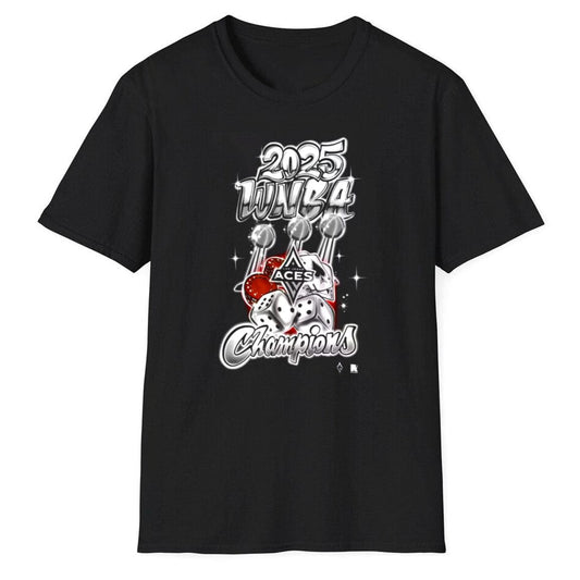 Las Vegas Aces 2025 WNBA Finals Champions Graffiti Art Shirt