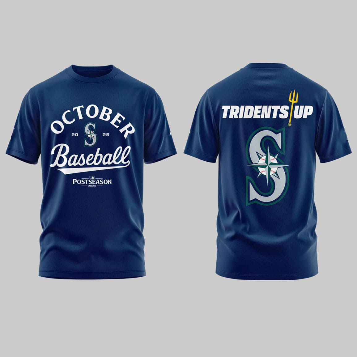 Mariners October Postseason Baseball Tridents Up 2025 Shirt