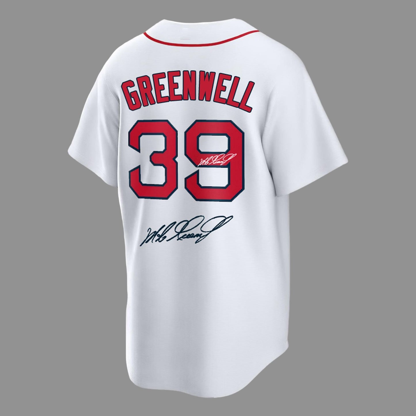 Mike Greenwell Red Sox 1963-2025 Memorial Signed Jersey