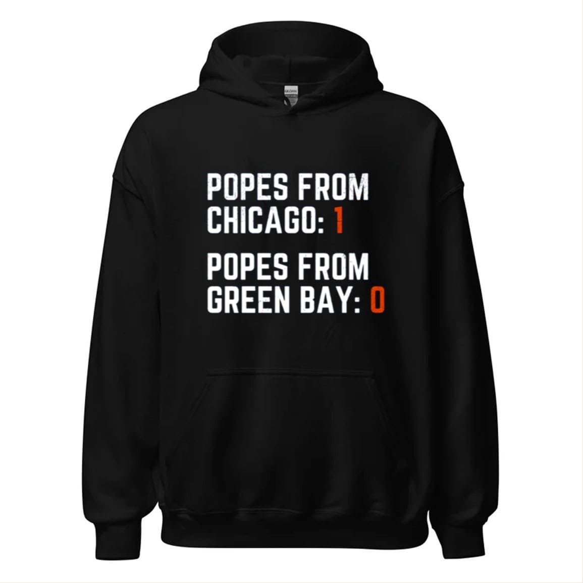 Popes From Chicago 1 Popes From Green Bay 0 Shirt