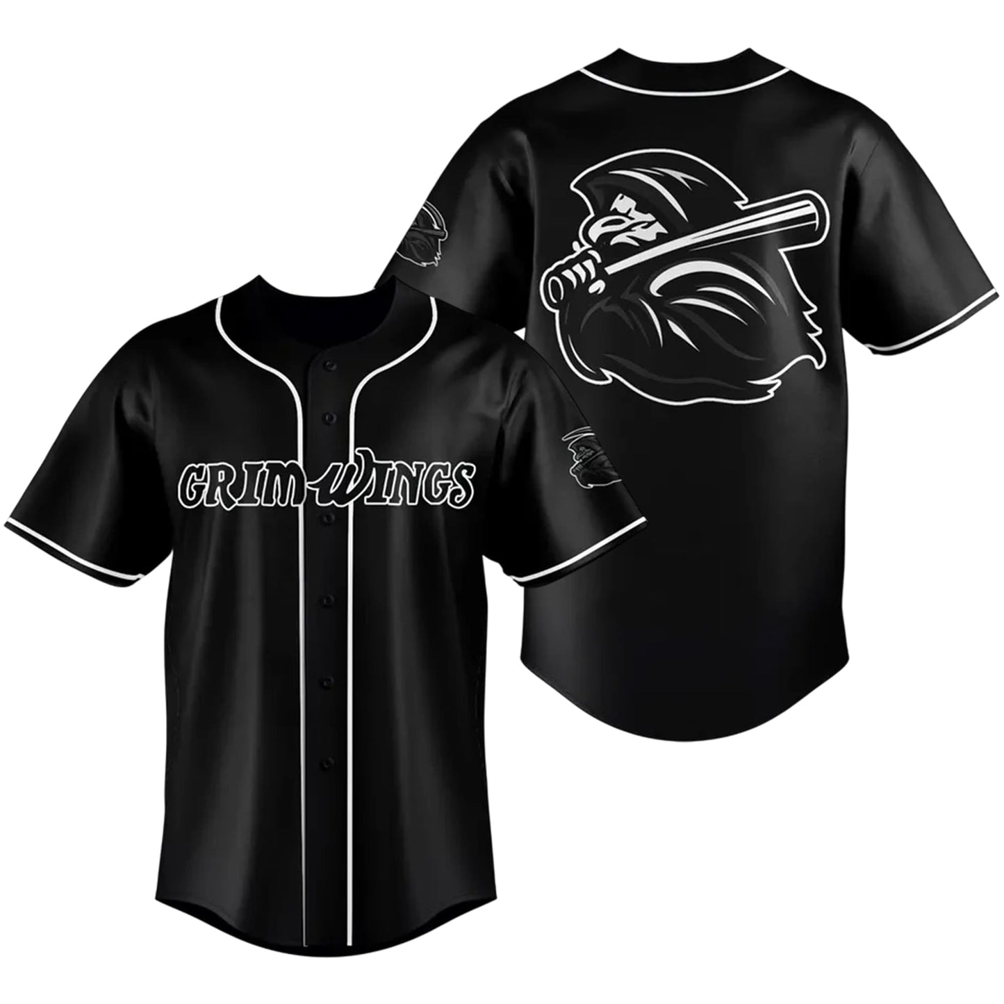 Rochester Red Wings Grim Wings Fear The Reaper Jersey