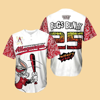 Albuquerque Isotopes Bugs Bunny 2025 Giveaway Jersey