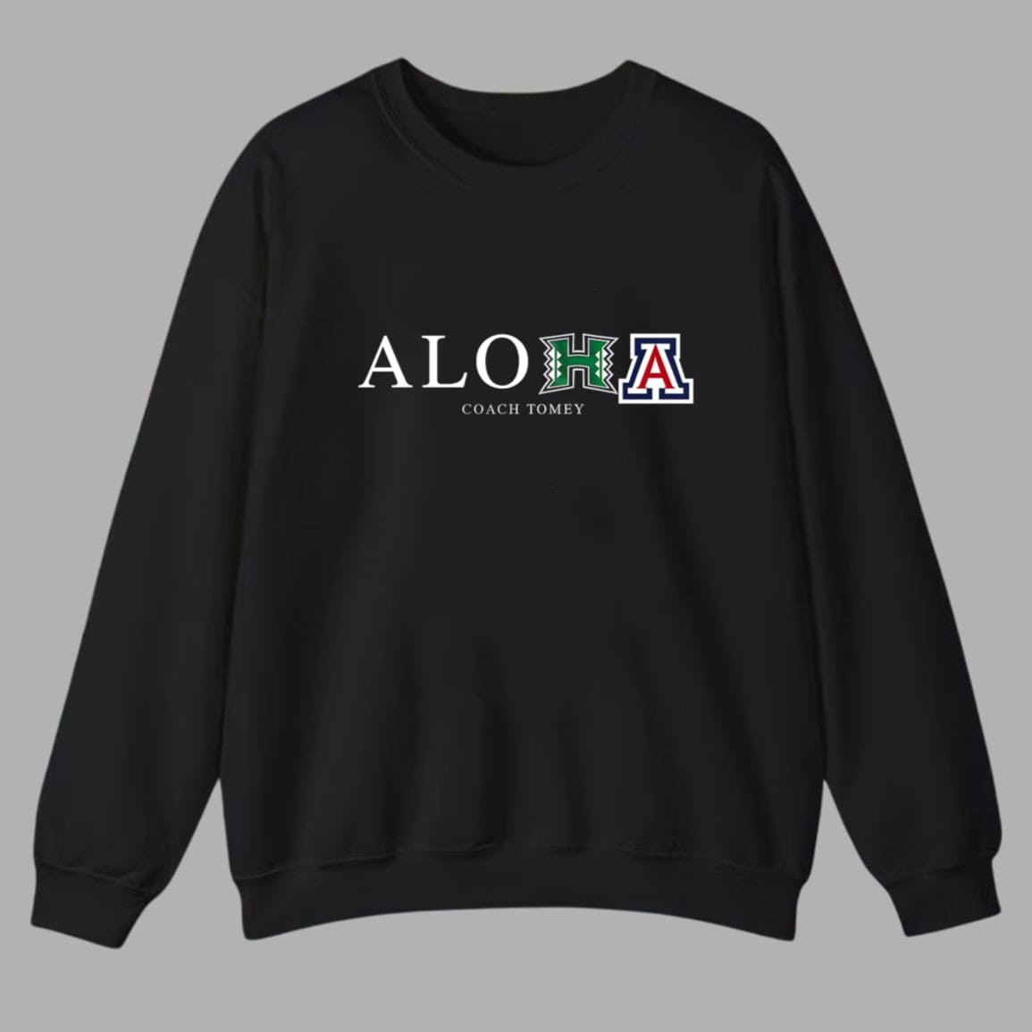 Aloha coach Tomey Hawaii University x Arizona Wild Shirt
