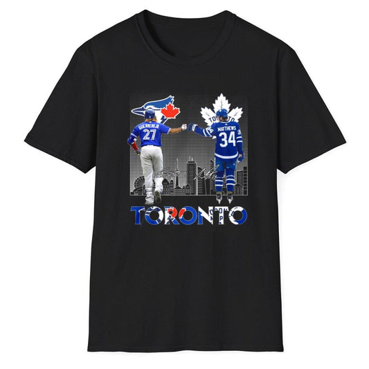 Blue Jays x Maple Leafs Vladimir Guerrero Jr x Auston Matthews 2025 Shirt
