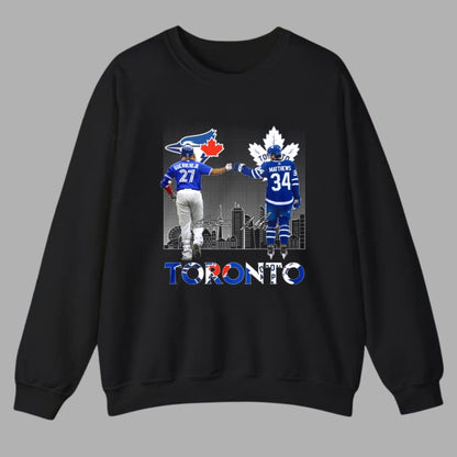 Blue Jays x Maple Leafs Vladimir Guerrero Jr x Auston Matthews 2025 Shirt