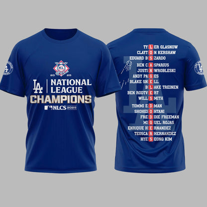 Dodgers 2025 NLCS National League Champions Shirt