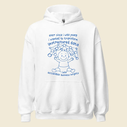 Ever Since I Was Young I Wanted To Transform Unstructured Data Into Actionable Business Insights Shirt