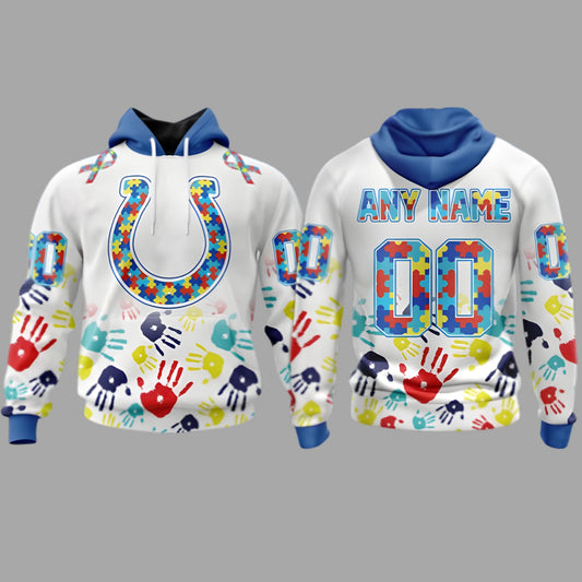 Indianapolis Colts x Autism Awareness 2025 Custom Hoodie