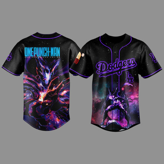 LA Dodgers x One Punch Man 2025 Jersey