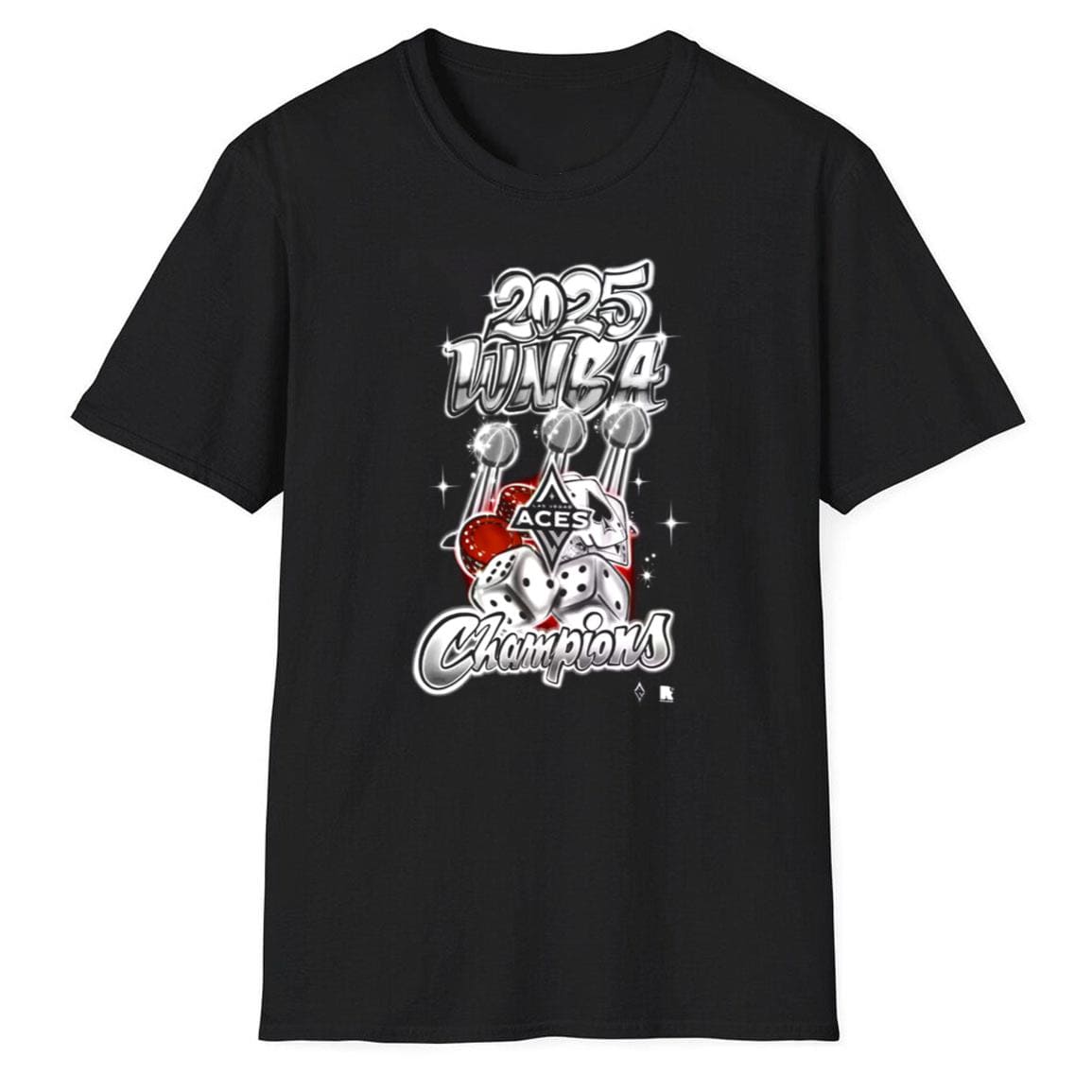 Las Vegas Aces 2025 WNBA Finals Champions Graffiti Art Shirt