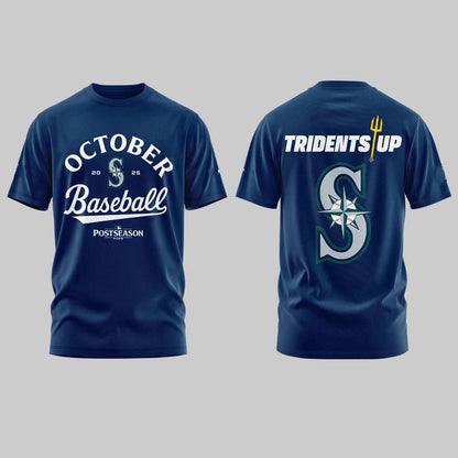 Mariners October Postseason Baseball Tridents Up 2025 Shirt