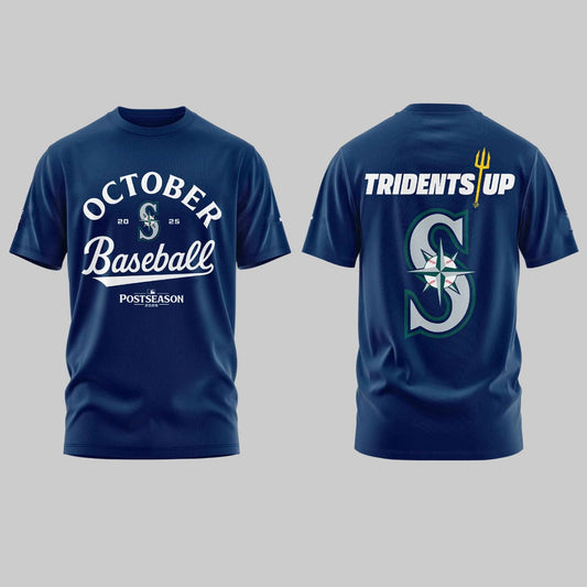 Mariners October Postseason Baseball Tridents Up 2025 Shirt