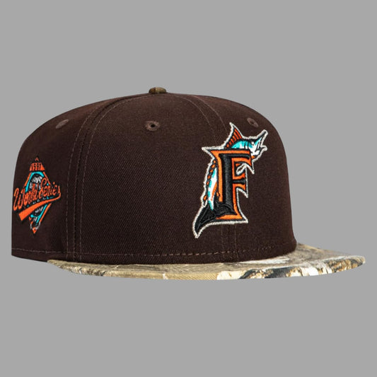 Marlins 1997 World Series Patch Brown Cap