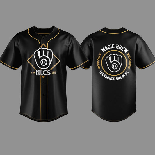 Milwaukee Brewers 2025 Nlcs Champions Locker Room Jersey