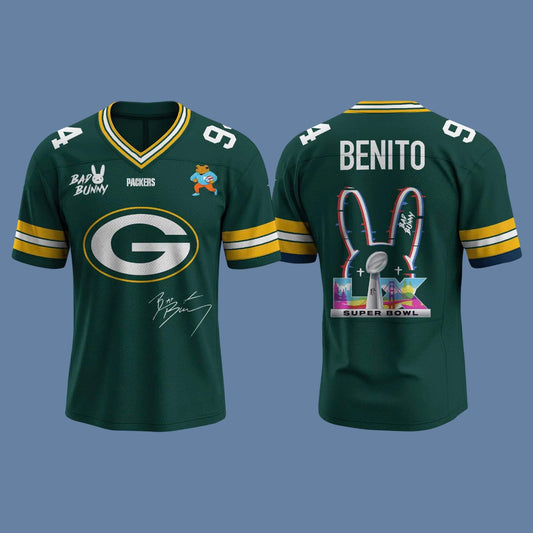 Packers x Bad Bunny Super Bowl 2026 Customized Jersey