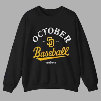 Padres October Baseball 2025 Postseason Shirt