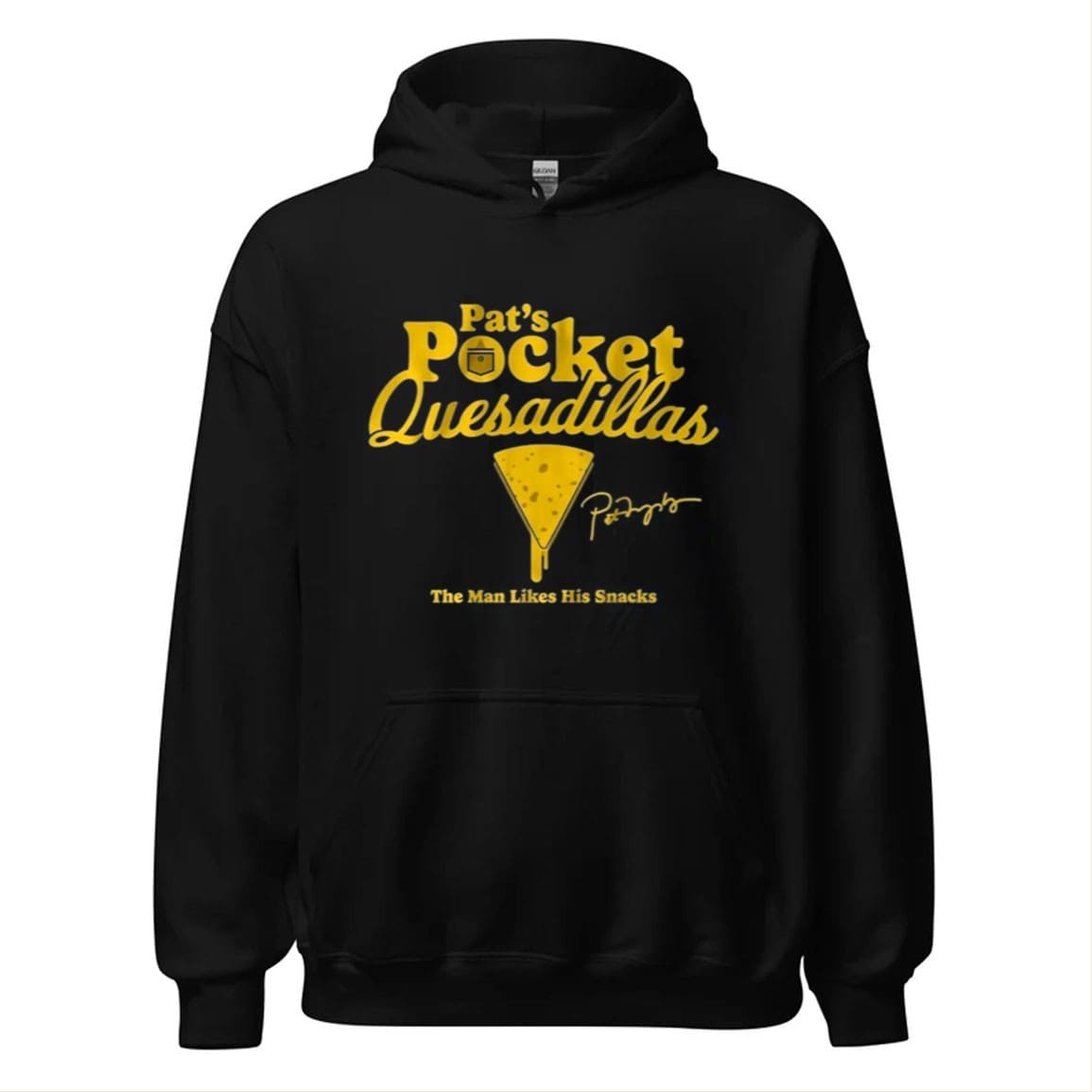 Pat Murphy’s Pat’s Pocket Quesadillas The Man Likes His Snacks Shirt