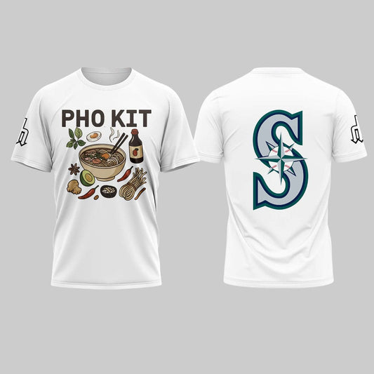 Pho Kit Mariners 2025 Baseball Shirt